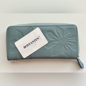 Blue Bostanten Flower Wallet